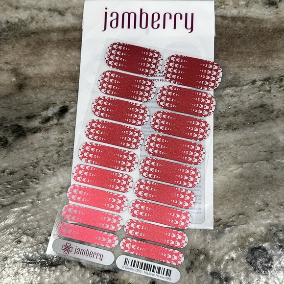 BNIP Disney Jamberry MAD FOR MINNIE Nail Wraps Minnie Mouse Nail Wraps HTF - Picture 1 of 8